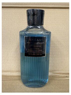 Bath & Body Works Men's 3-in-1 Hair, Ocean Face & Body Wash NEW SEALED